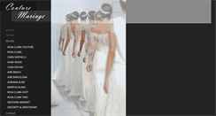 Desktop Screenshot of couturemariage.com