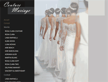 Tablet Screenshot of couturemariage.com